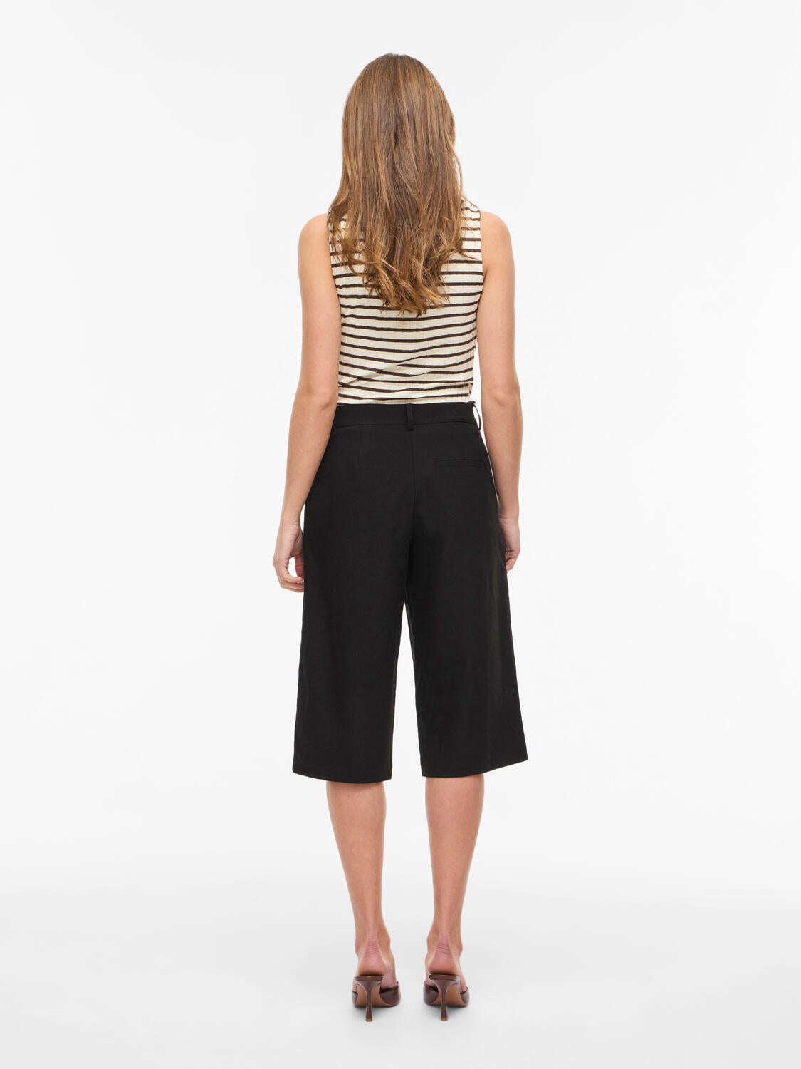 Viwinnie Siffe Long bermudashorts - Black Beauty