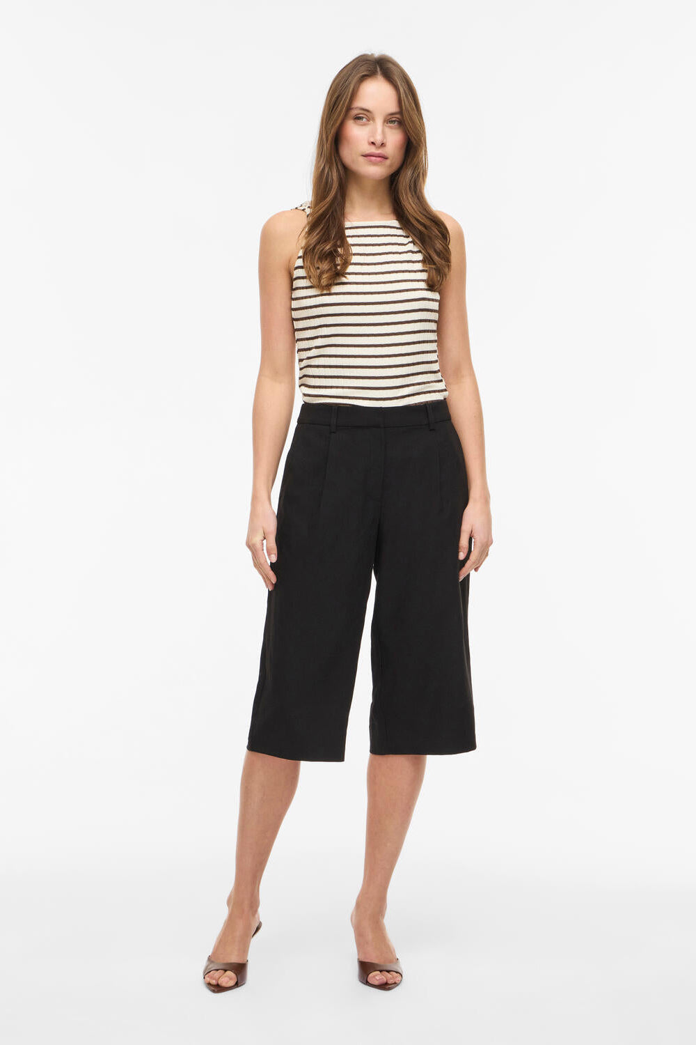 Viwinnie Siffe Long bermudashorts - Black Beauty