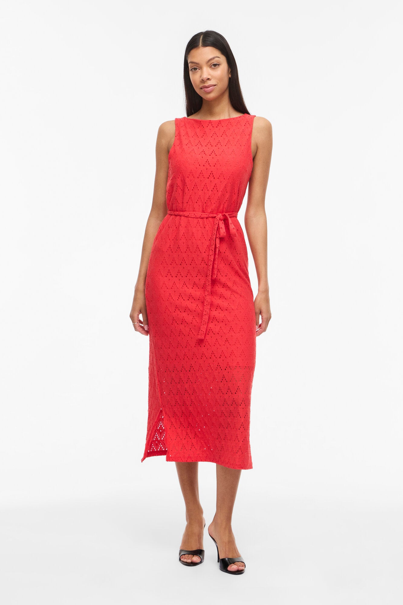 Viamalina midi kjole - Hibiscus