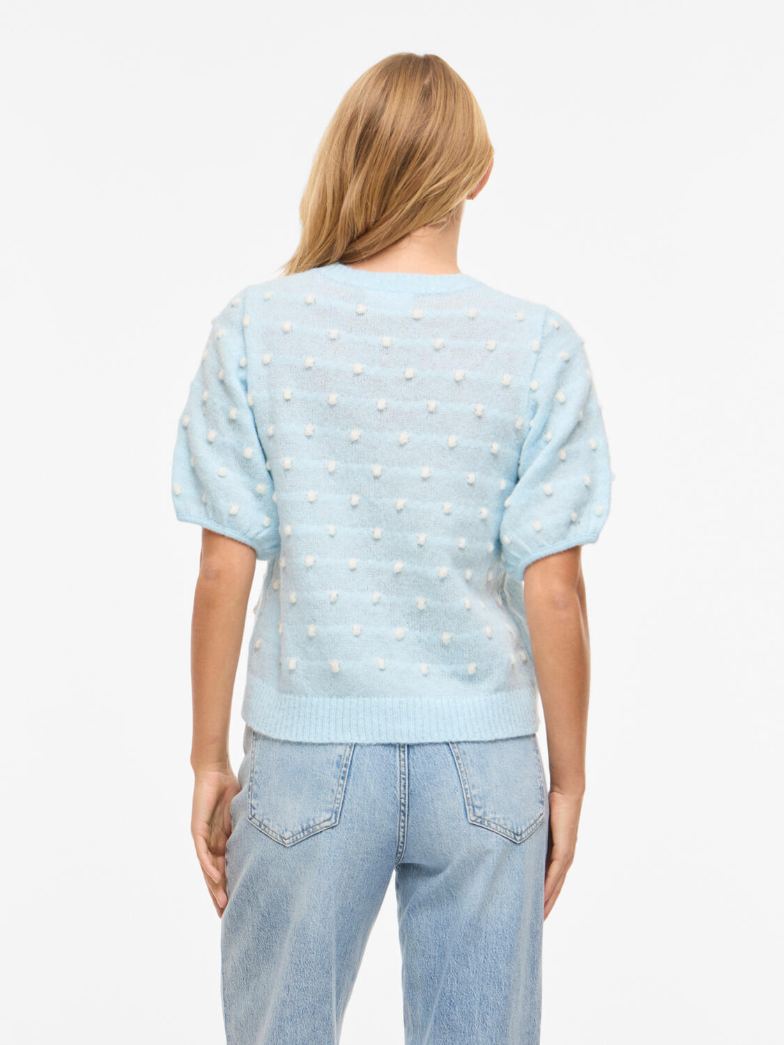 Vidottie kortærmet striktrøje - Nantucket Breeze