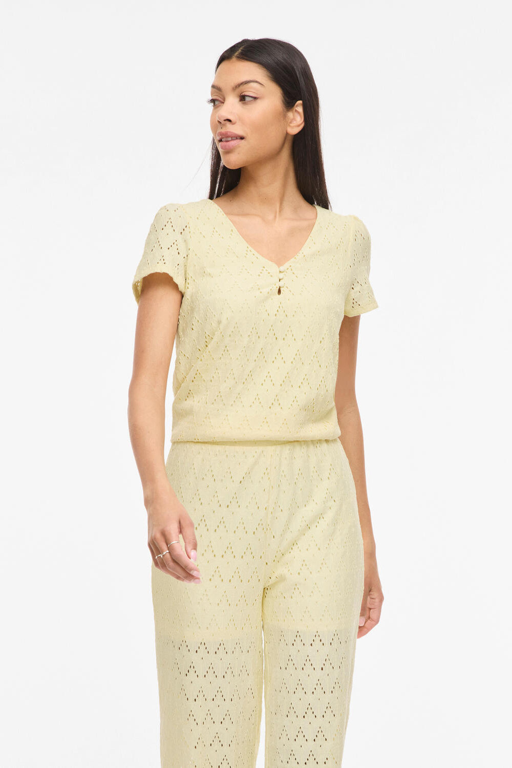 Viamalina top - Pastel Yellow
