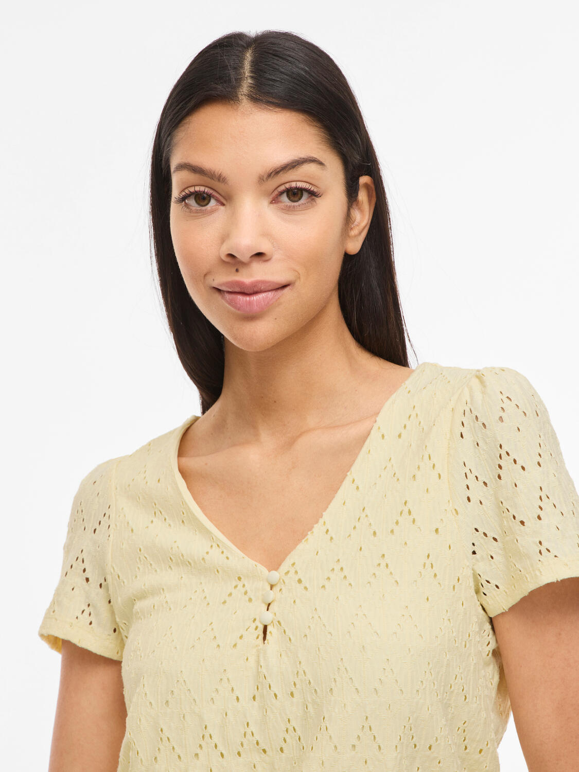 Viamalina top - Pastel Yellow