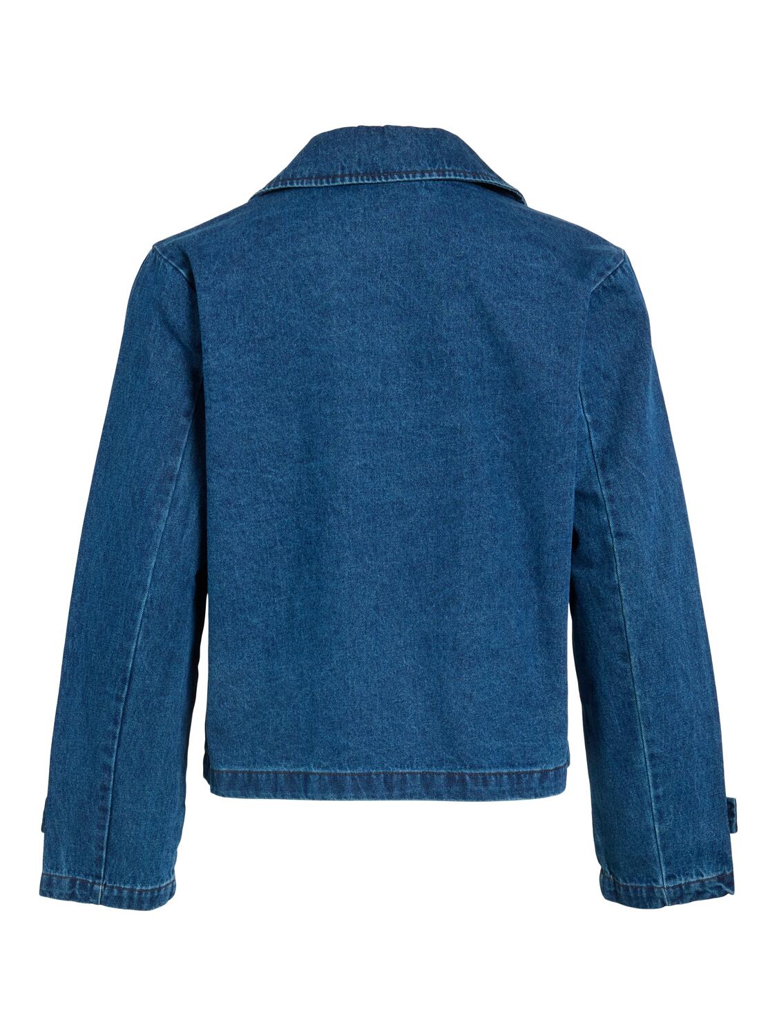 Vinata Short denimjakke - Dark Blue Denim