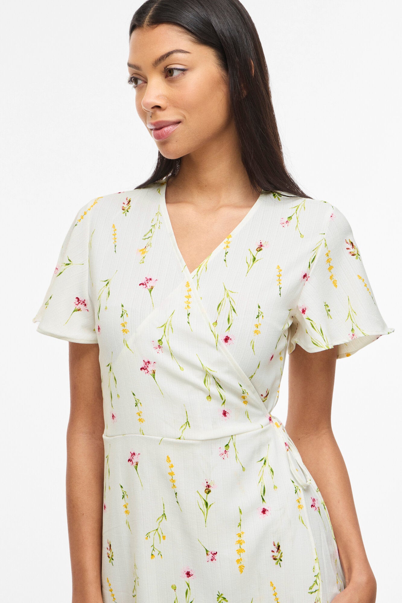 Vilovie Wrap midi kjole - Snow White