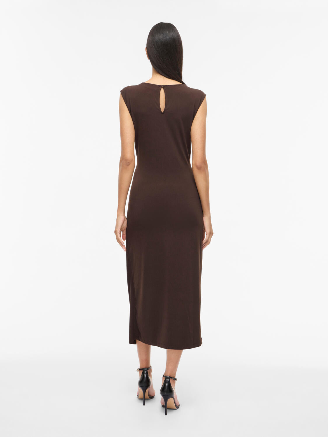 Vijustine midi kjole - Slate Black