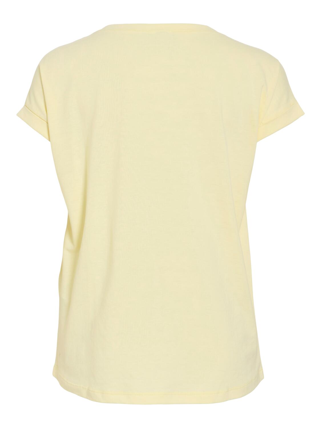 Vidreamers Pure t-shirt - Pastel Yellow