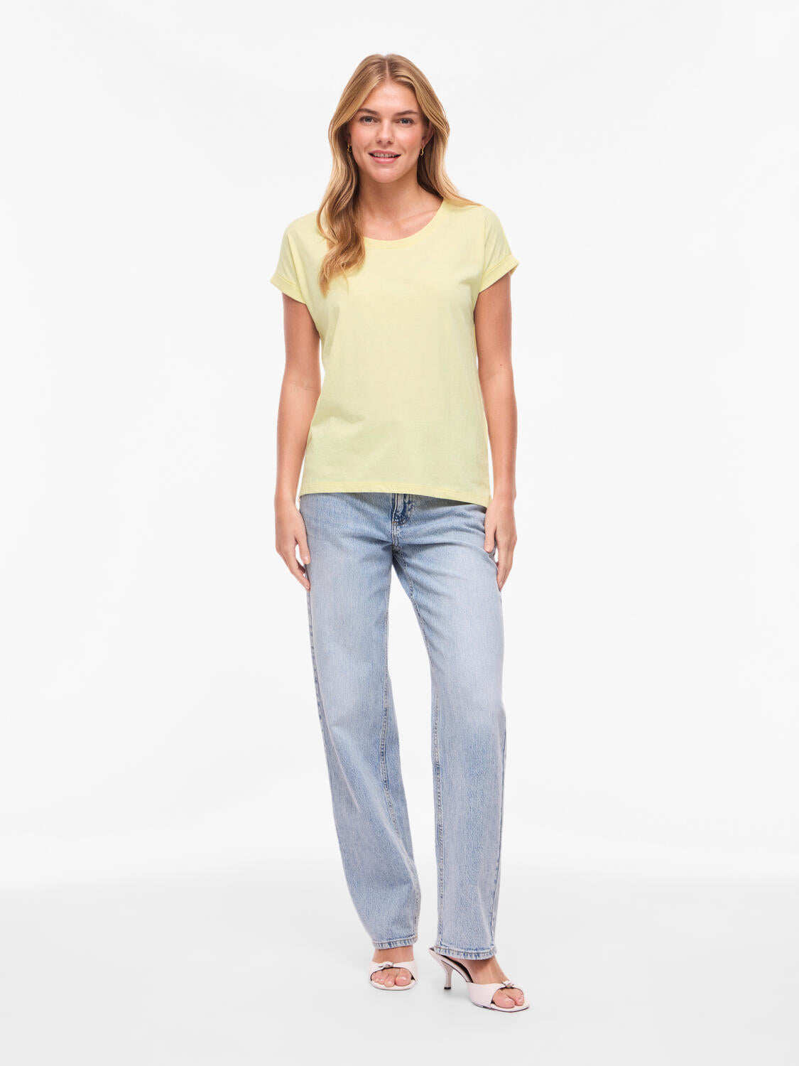 Vidreamers Pure t-shirt - Pastel Yellow