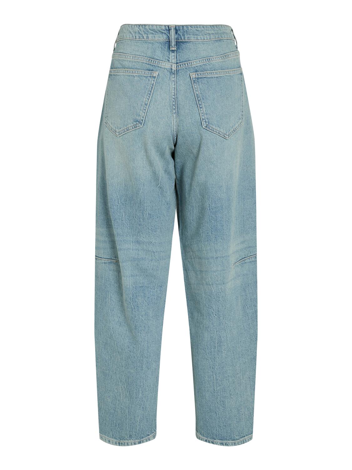 Vibrook 7/8 barrel jeans - Light Blue Denim