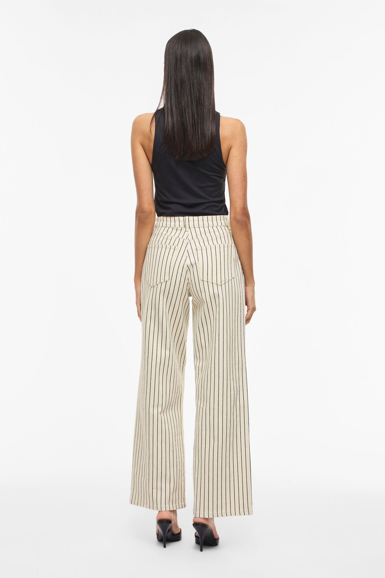 Vichia Striped jeans - Birch