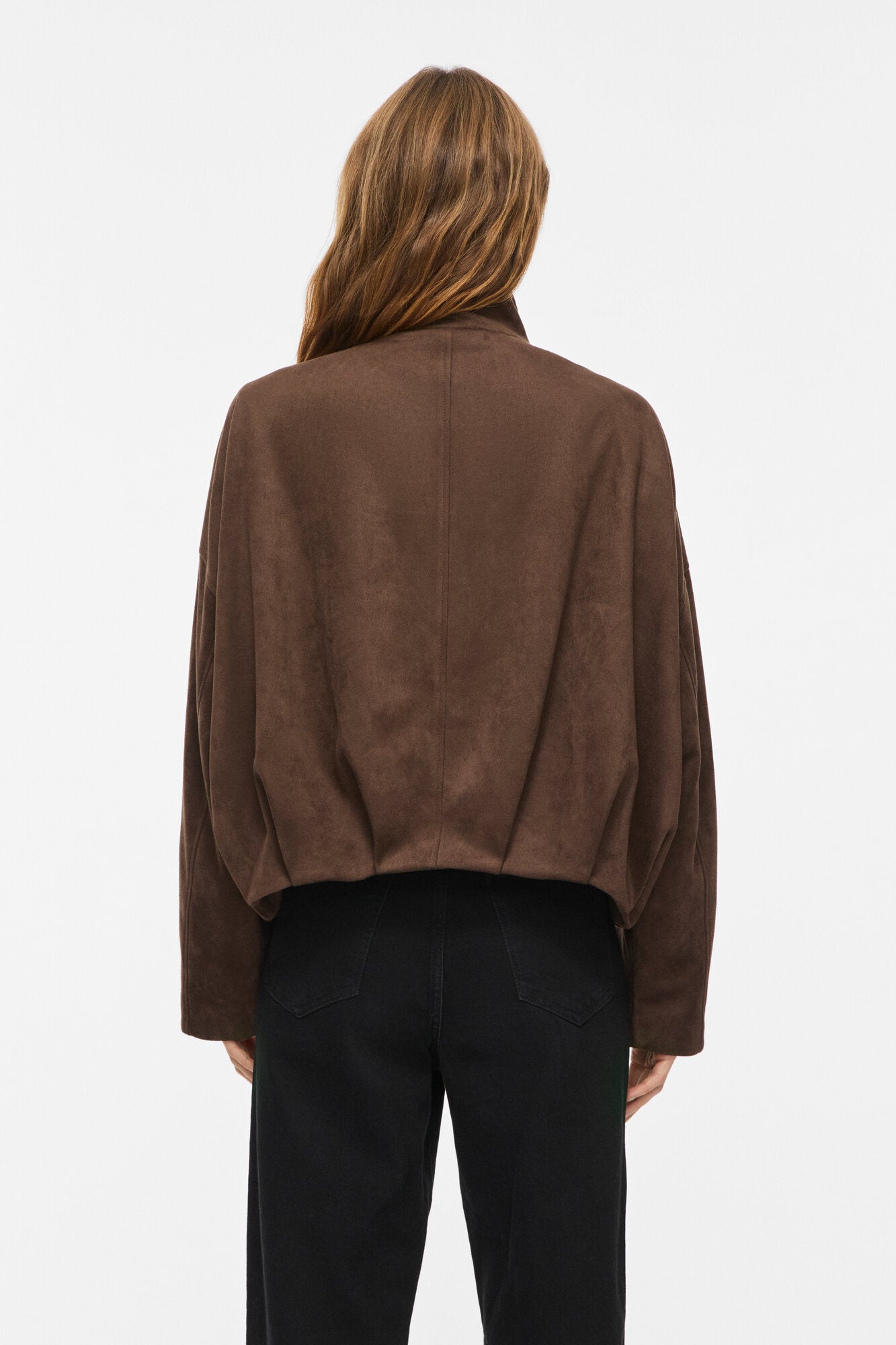 Viviral Funnel Neck jakke – Chocolate Brown