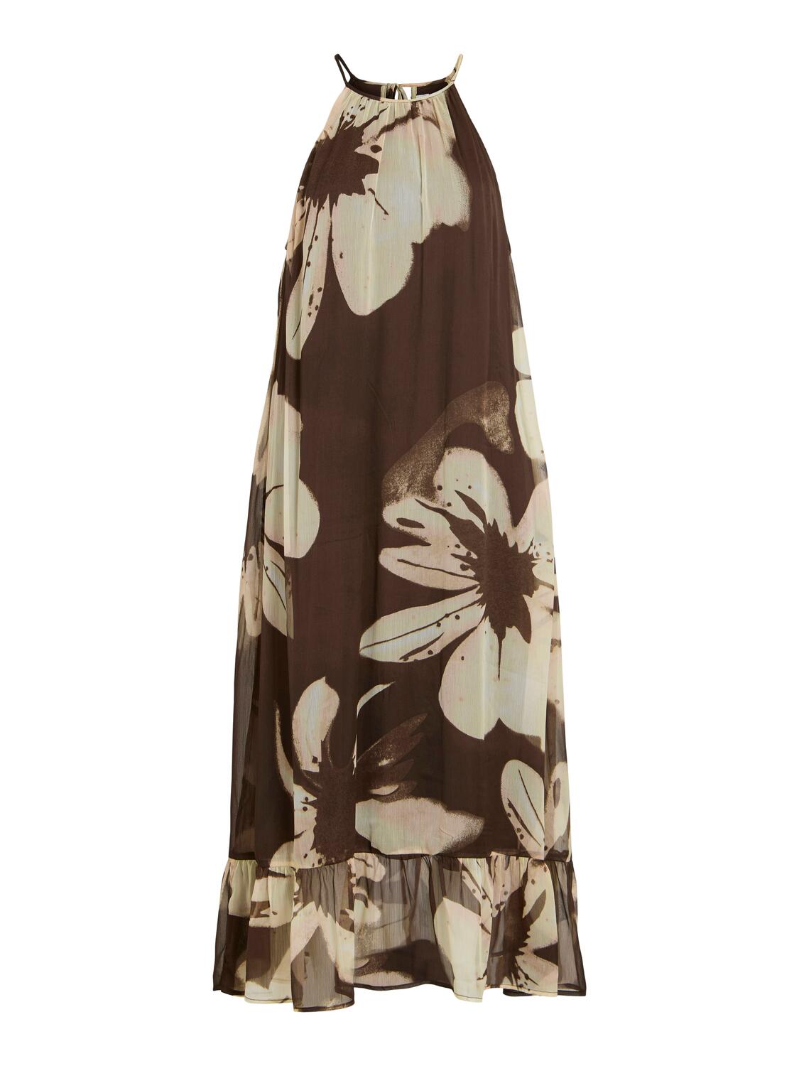 Vilovisa midi kjole - Coffee Bean