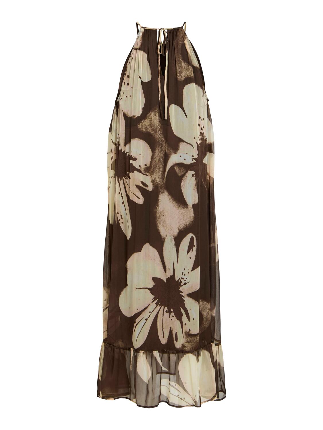 Vilovisa midi kjole - Coffee Bean