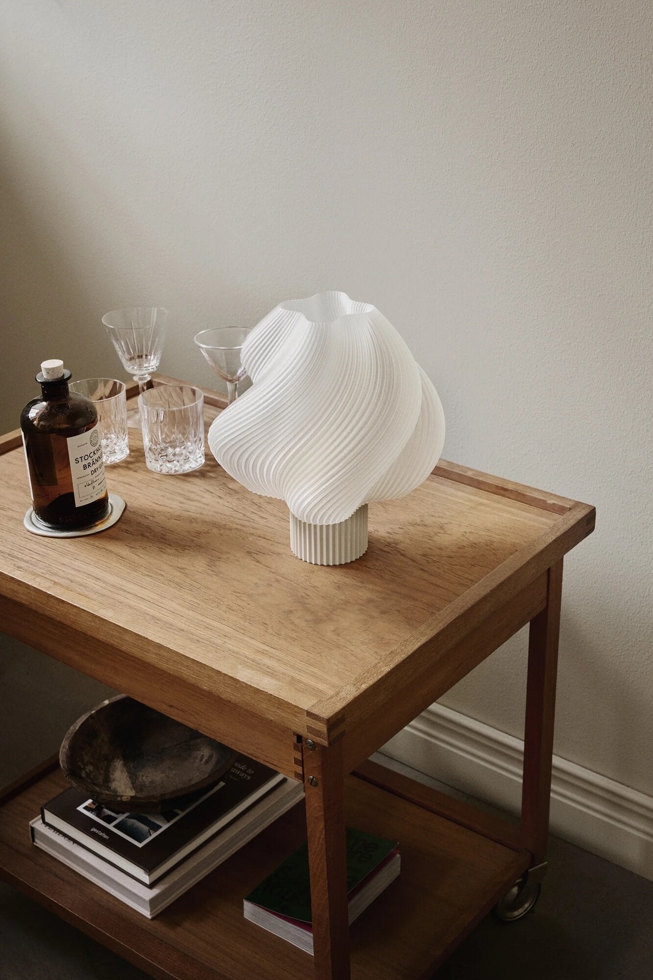 Soft Serve bordlampe, H26 cm - Vanilla Bean