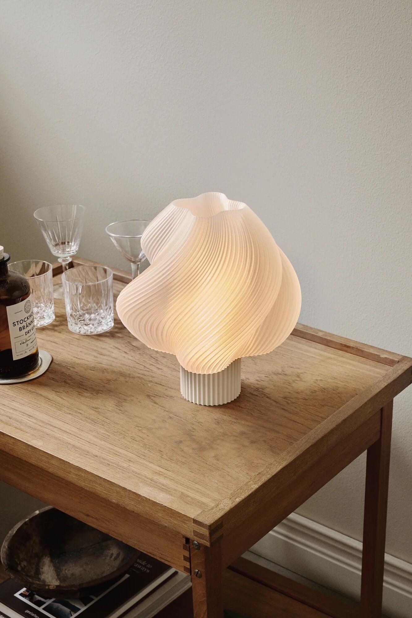 Soft Serve bordlampe, H26 cm - Vanilla Bean