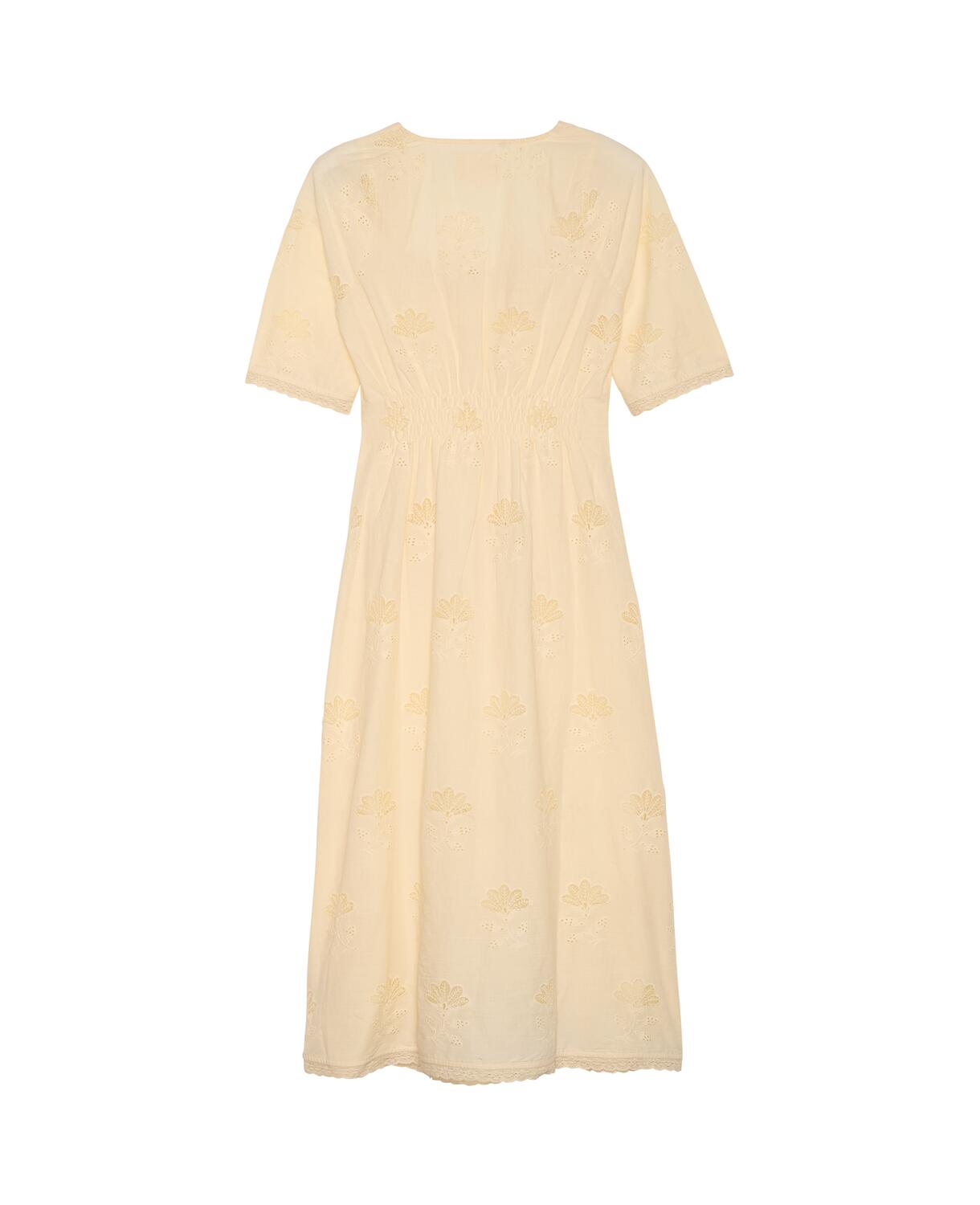 Viviette lang kjole - Pastel Yellow