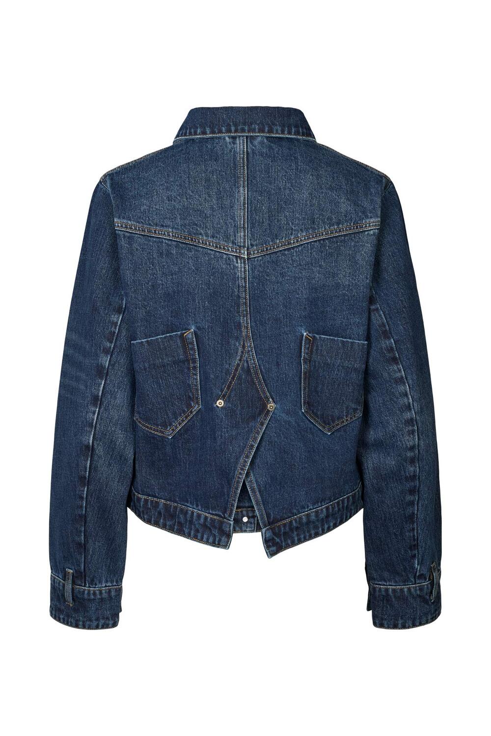 Janny denimjakke - Dark Washed Indigo