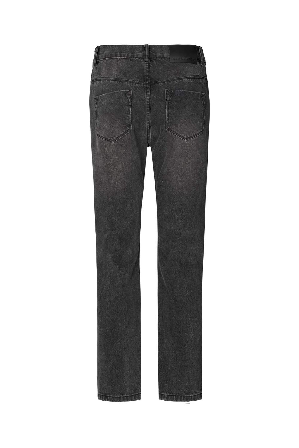 Fine skinny jeans - Washed Black Denim