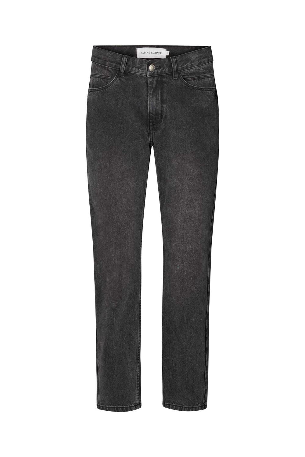 Fine skinny jeans - Washed Black Denim