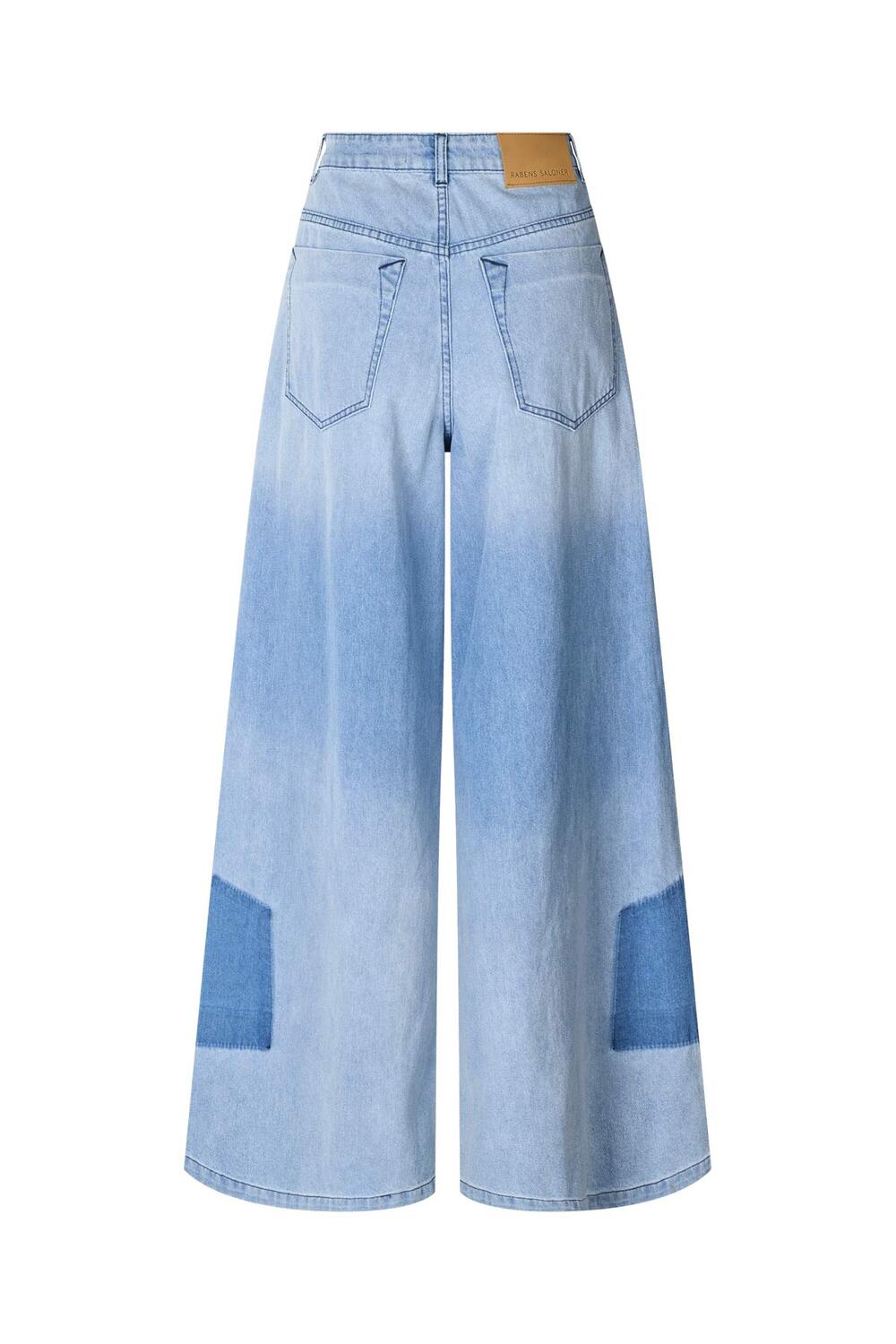 Lane Wide Leg jeans - Light Washed Denim