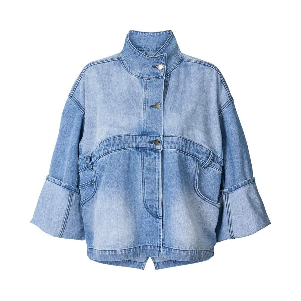 Donela denimjakke - Light Washed Denim