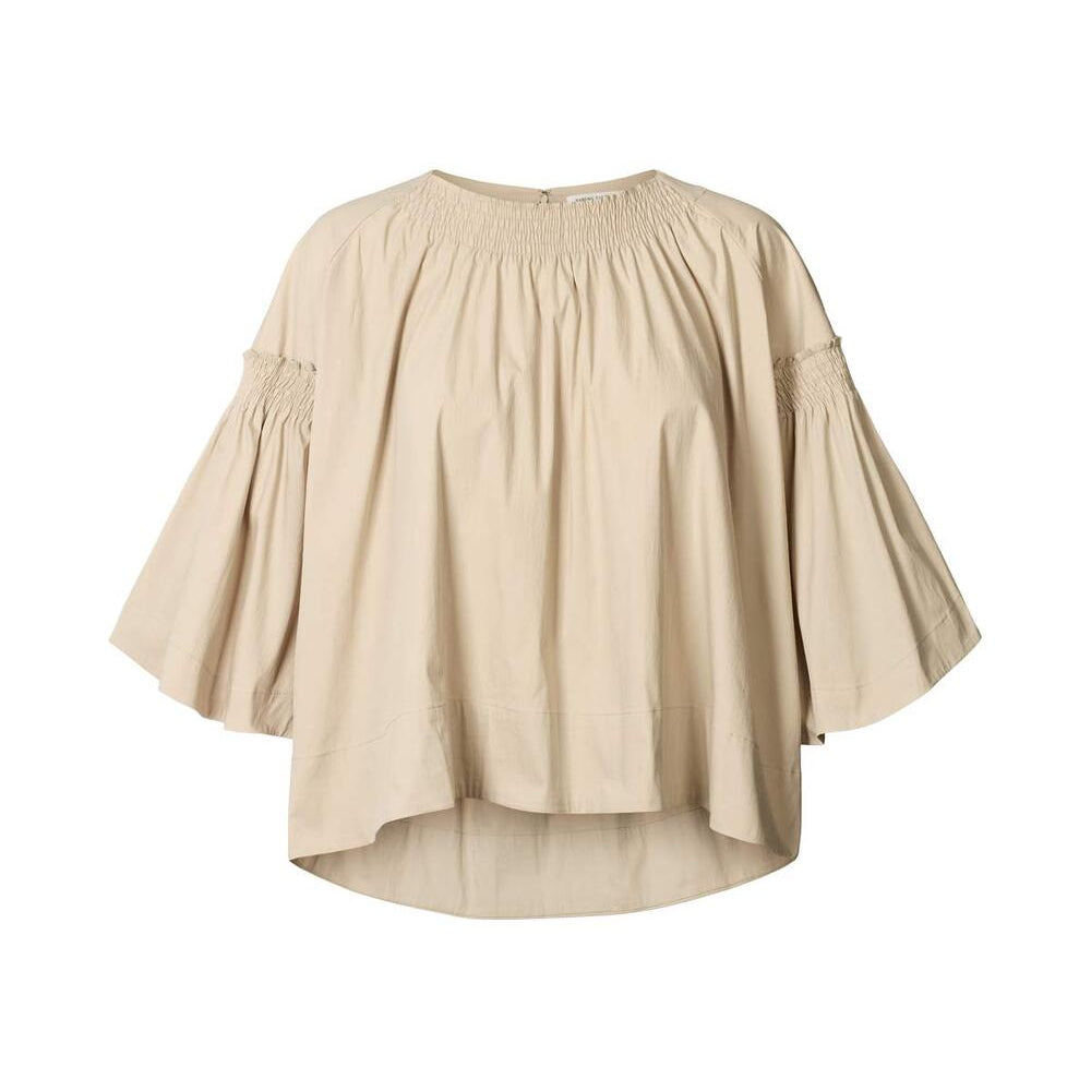 Efil Papery Frill Sleeve bluse - Sidiment