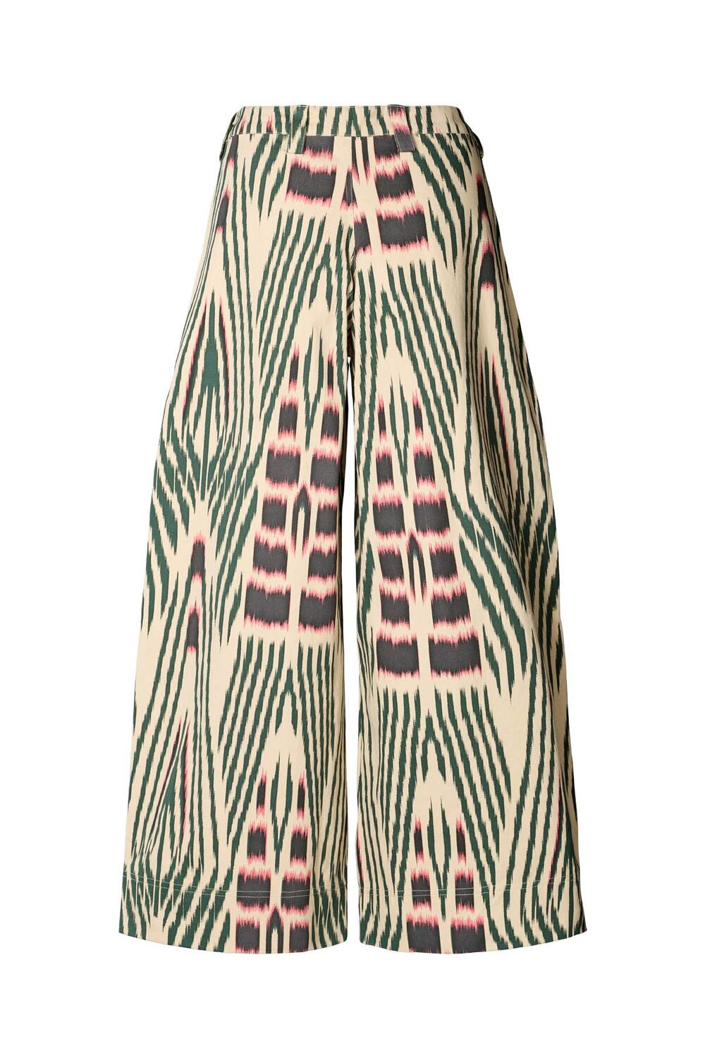 Amari Ikat Combat Crop bukser - Forrest Pink Sand