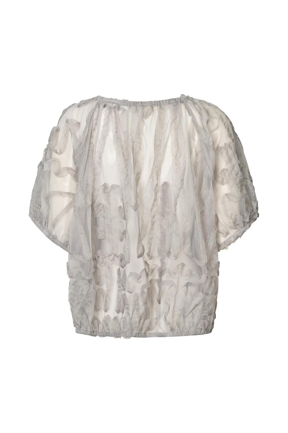 Delva bluse - Silver Grey