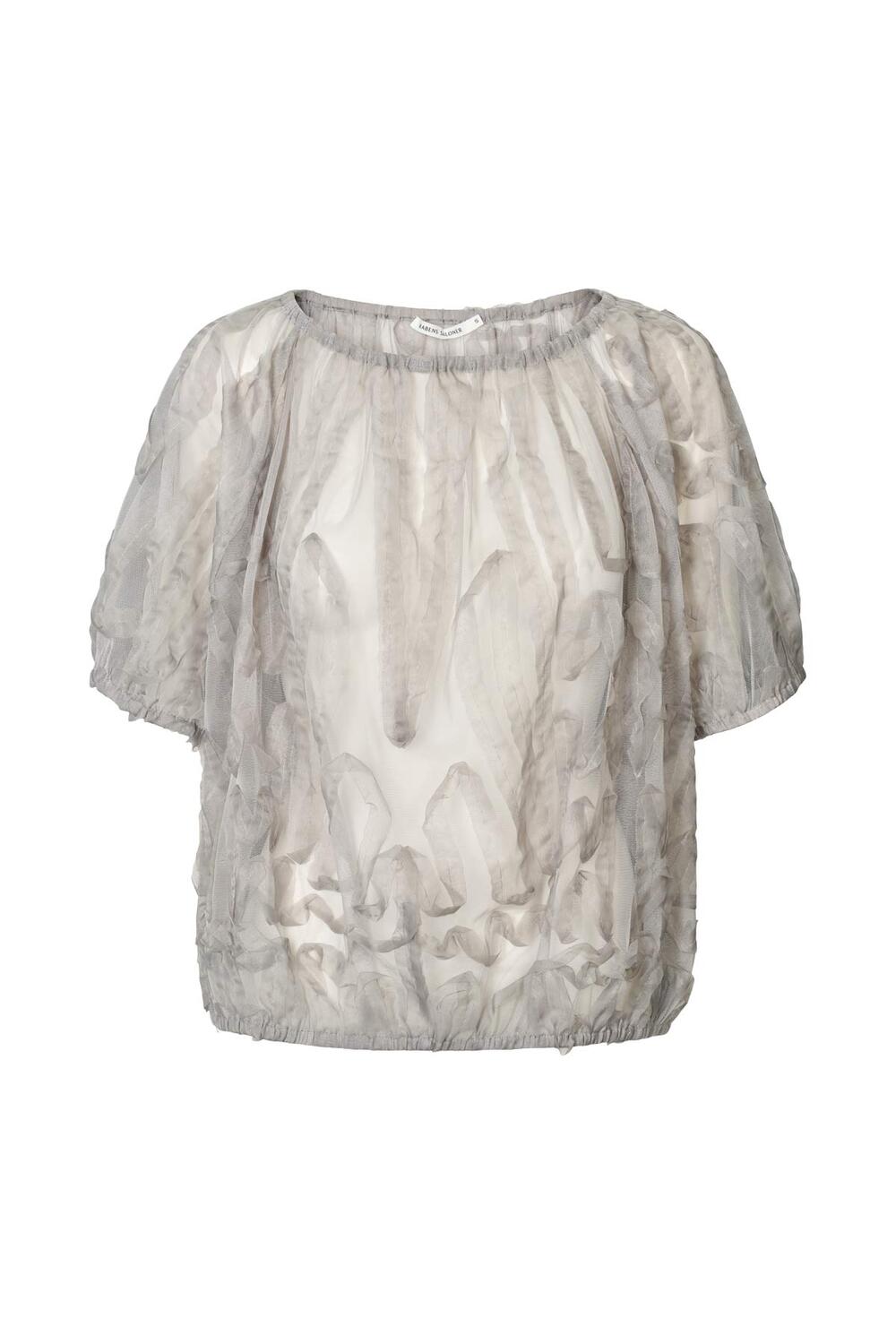 Delva bluse - Silver Grey