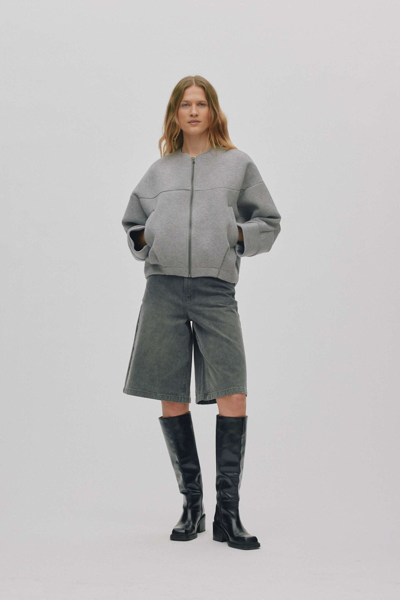Glod jakke - Grey Melange