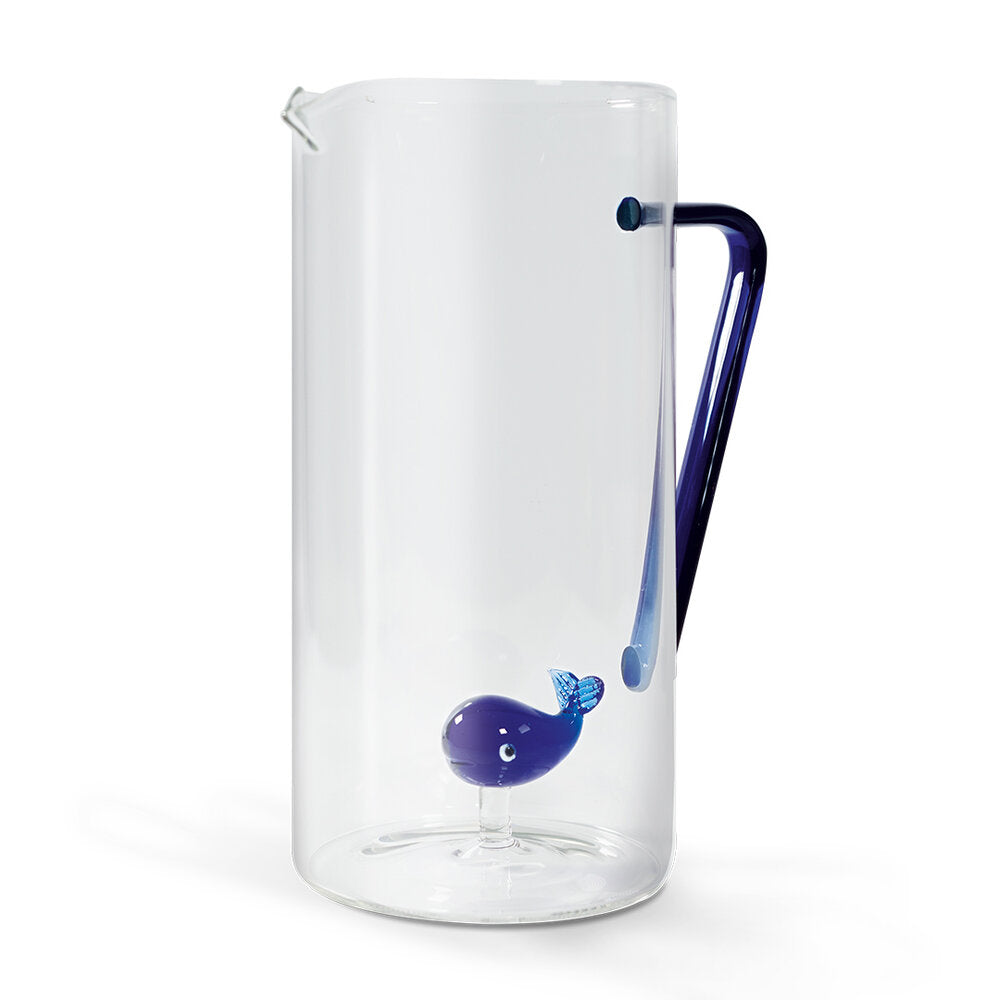 Borosilicate karaffel, whale - 1.2 L.