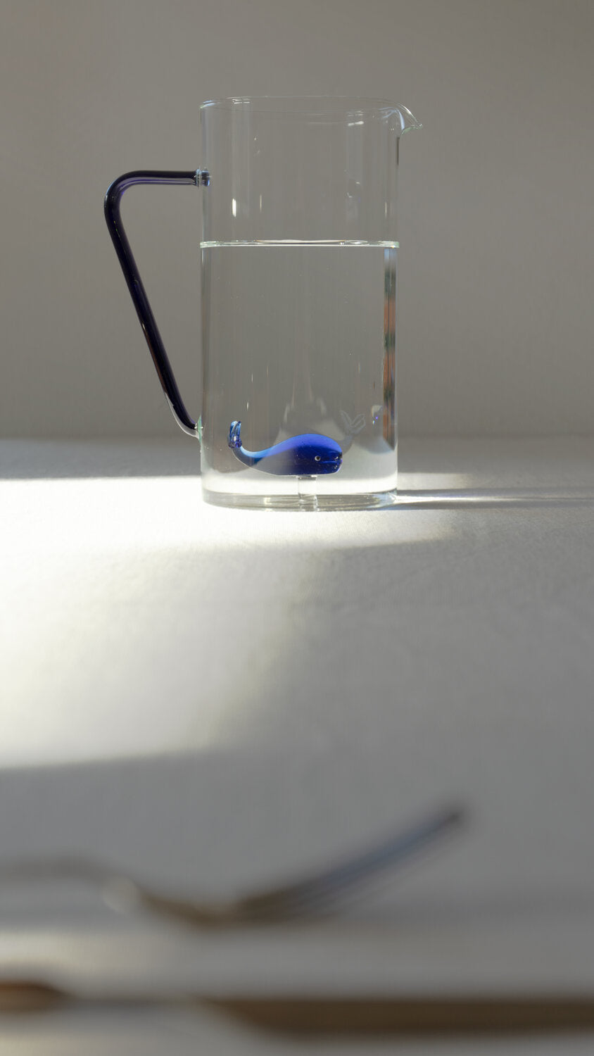 Borosilicate karaffel, whale - 1.2 L.