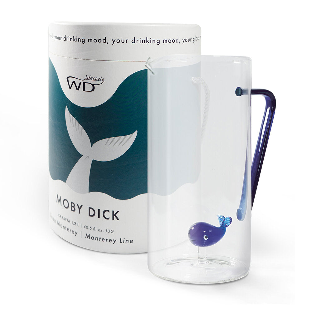 Borosilicate karaffel, whale - 1.2 L.