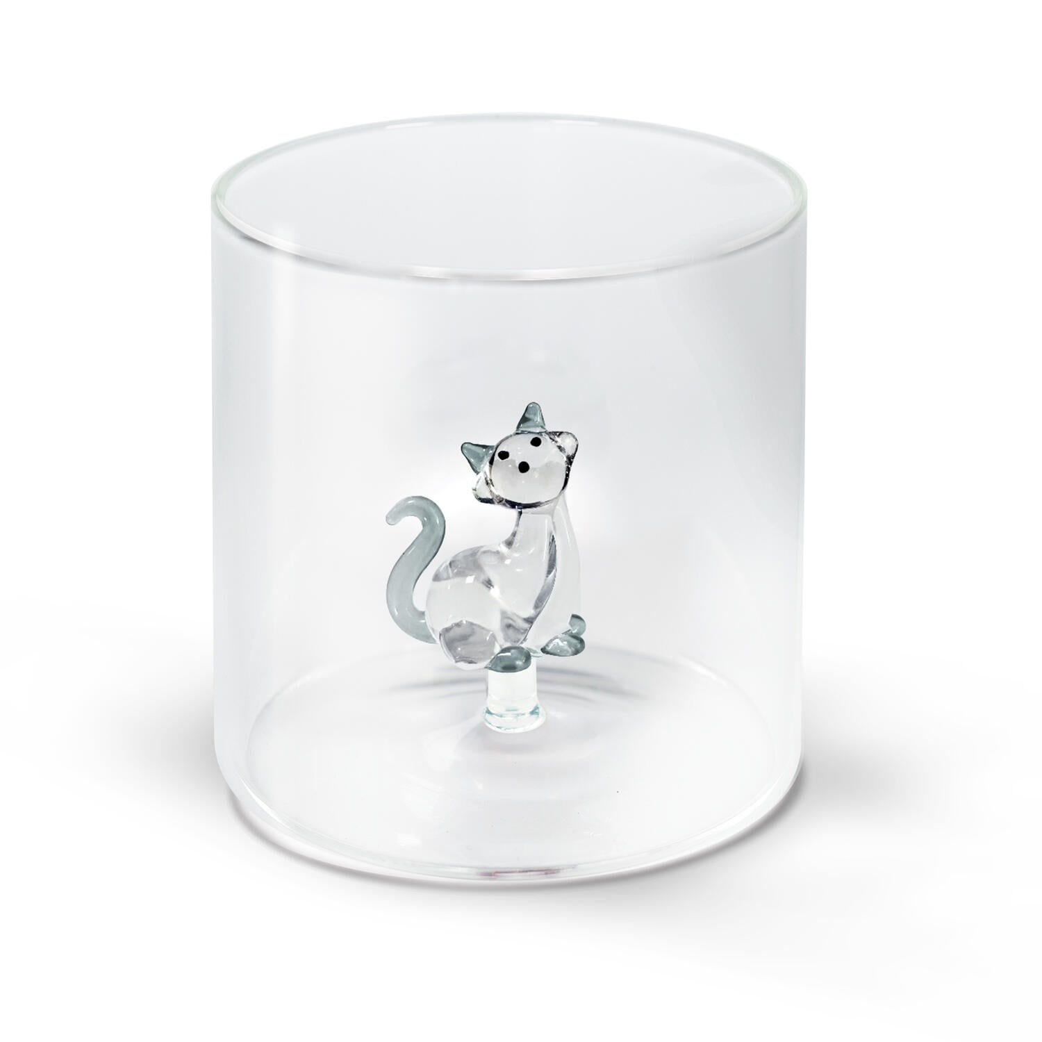 Borosilicate glas, Cat With Ball Of Yarn – 250 ml