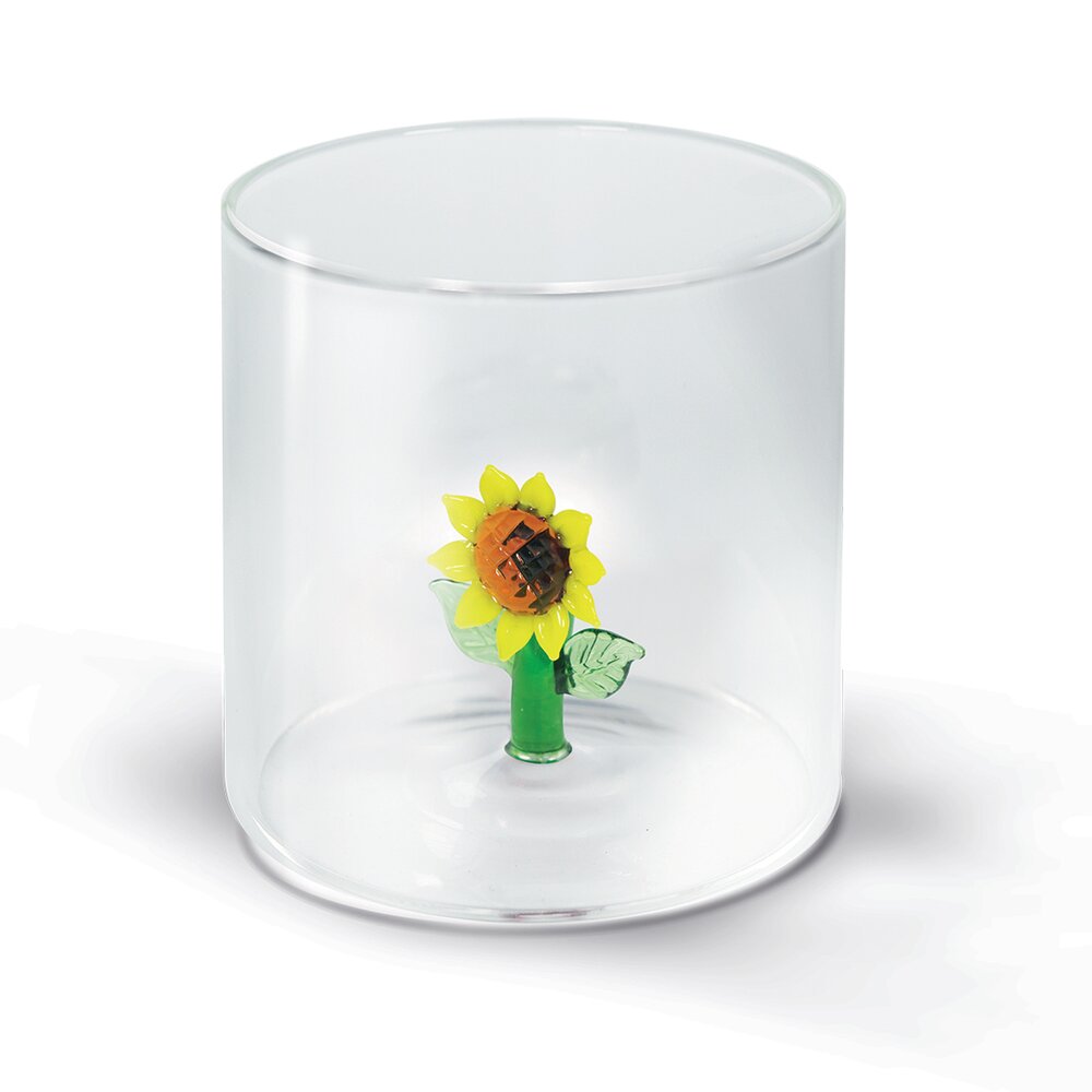 Borosilicate Glas, Sunflower - 250 ml.