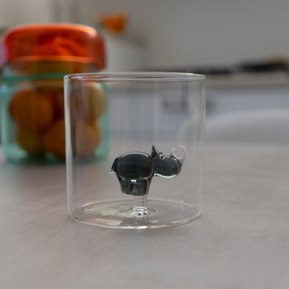 Borosilicate glas, Næsehorn - 250 ml.