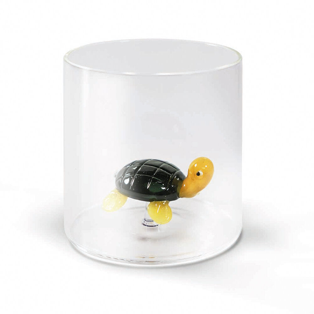 Borosilicate glas, skildpadde - 250 ml.