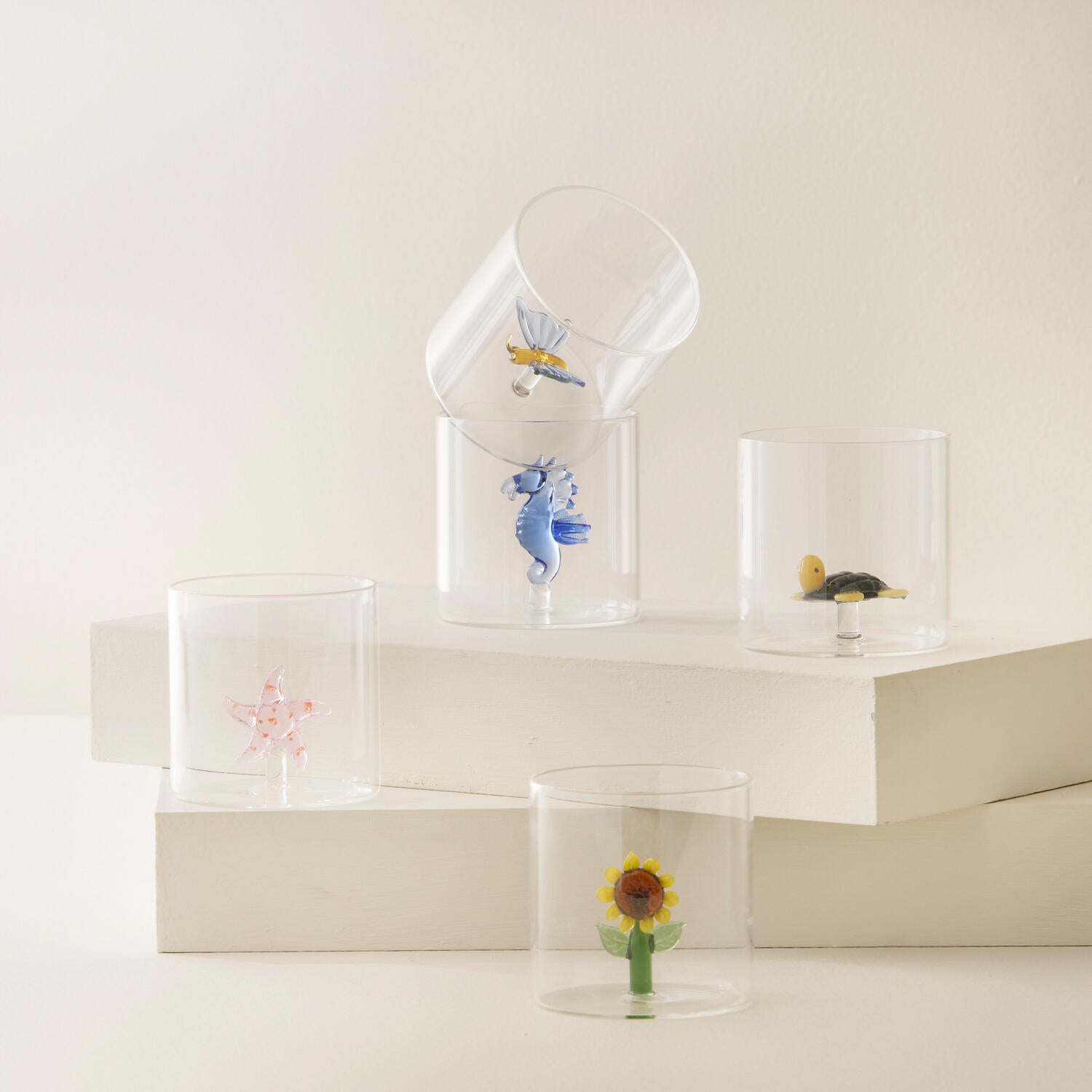 Borosilicate glas, skildpadde - 250 ml.