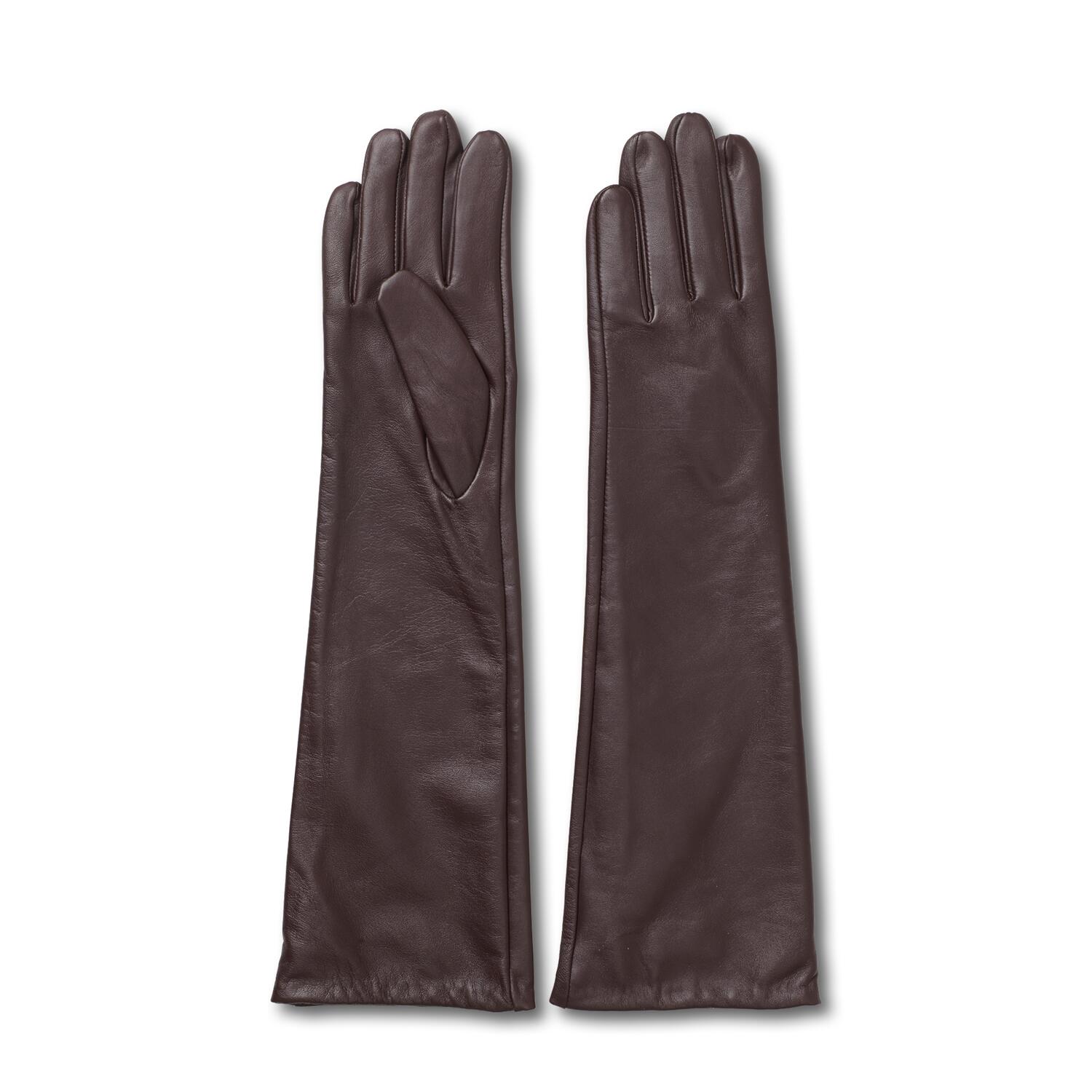 Day læderhandsker - Chocolate Plum