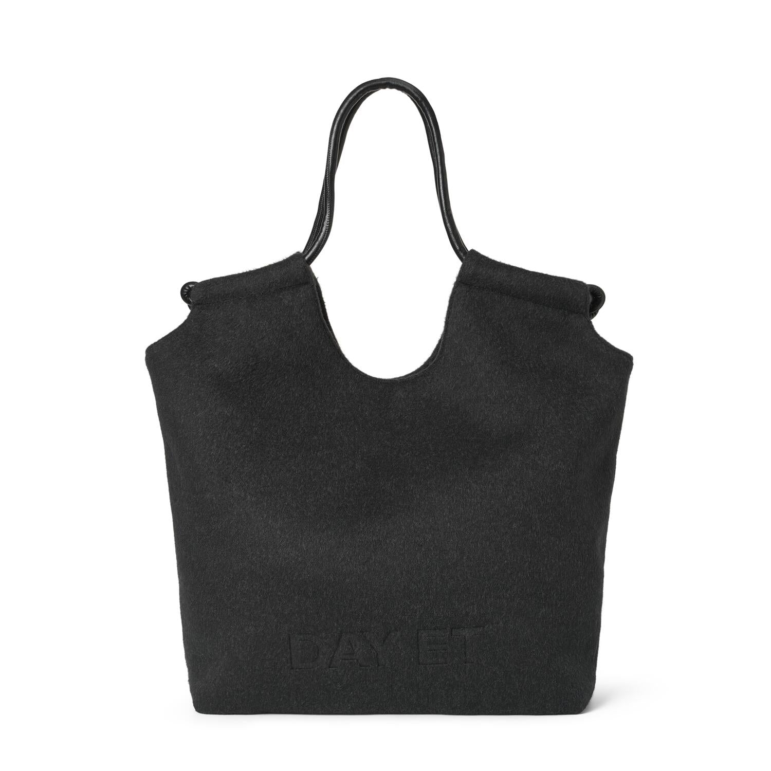 Woolen shopper - Dark Grey Mel