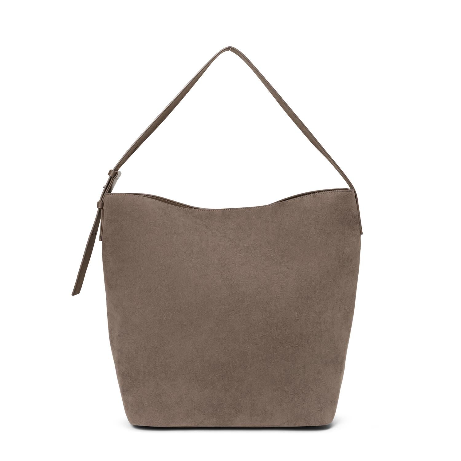 Imitation Suede taske - Major Brown