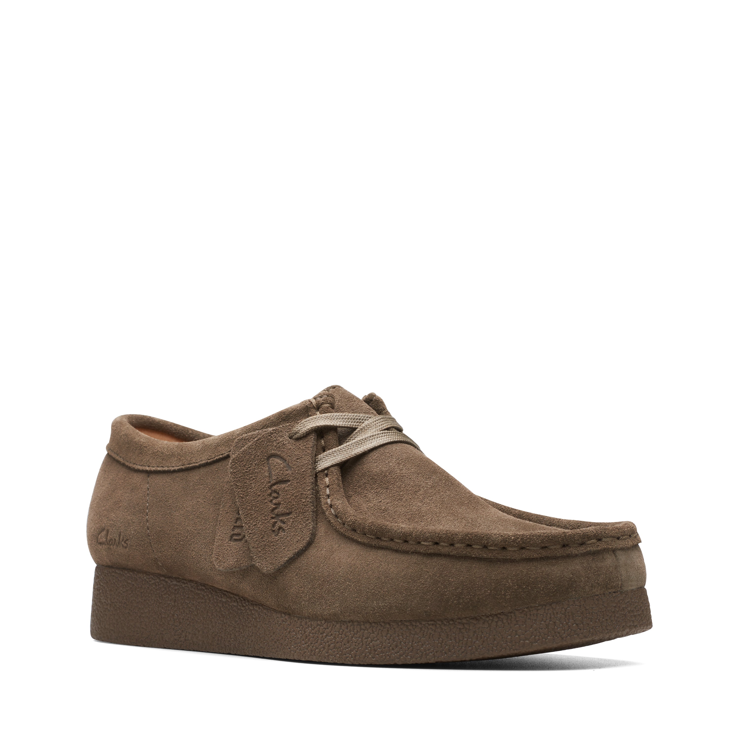 Wallabee Evosh ruskind sko - Olive Suede