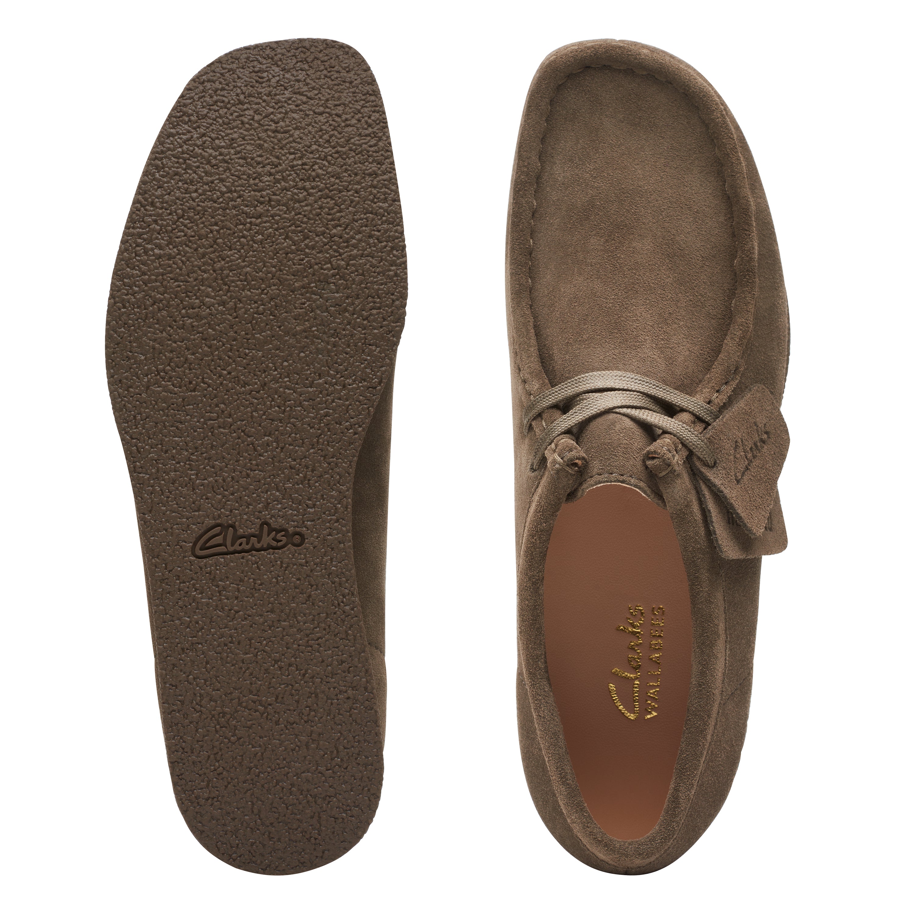 Wallabee Evosh ruskind sko - Olive Suede