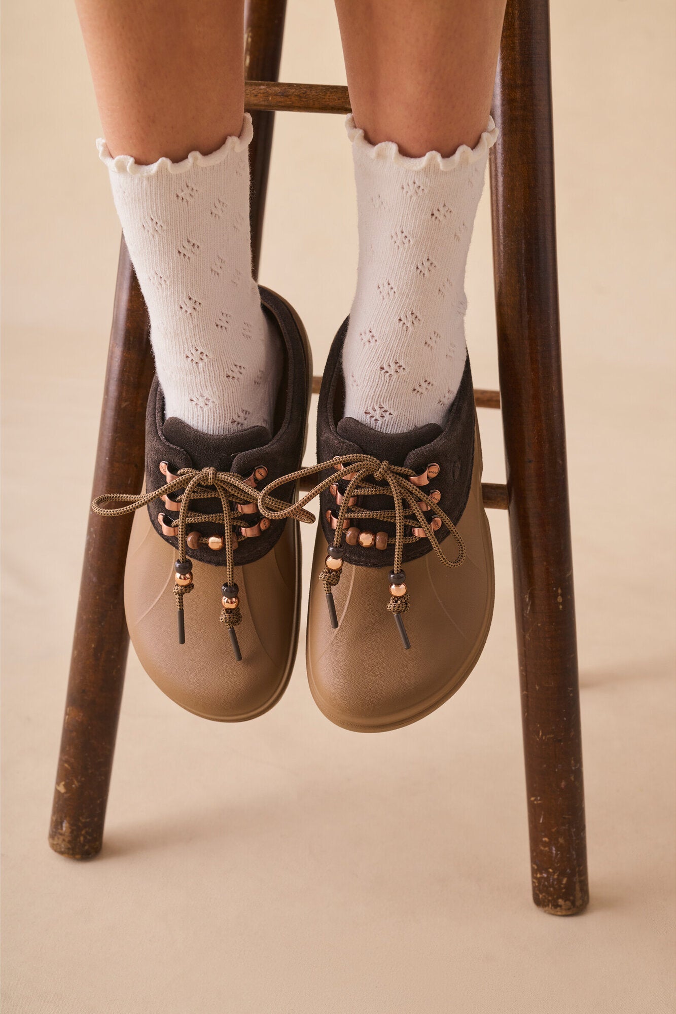 Axle Suede clogs - Sepia/Dark Cocoa