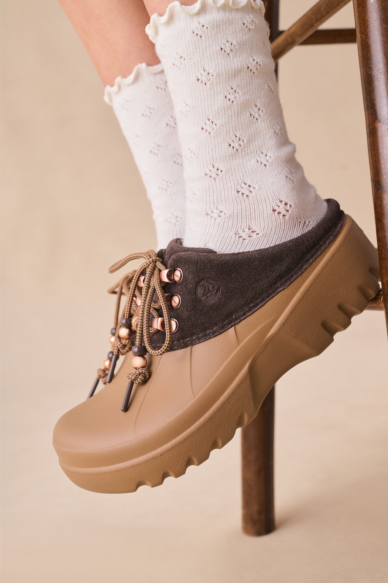 Axle Suede clogs - Sepia/Dark Cocoa