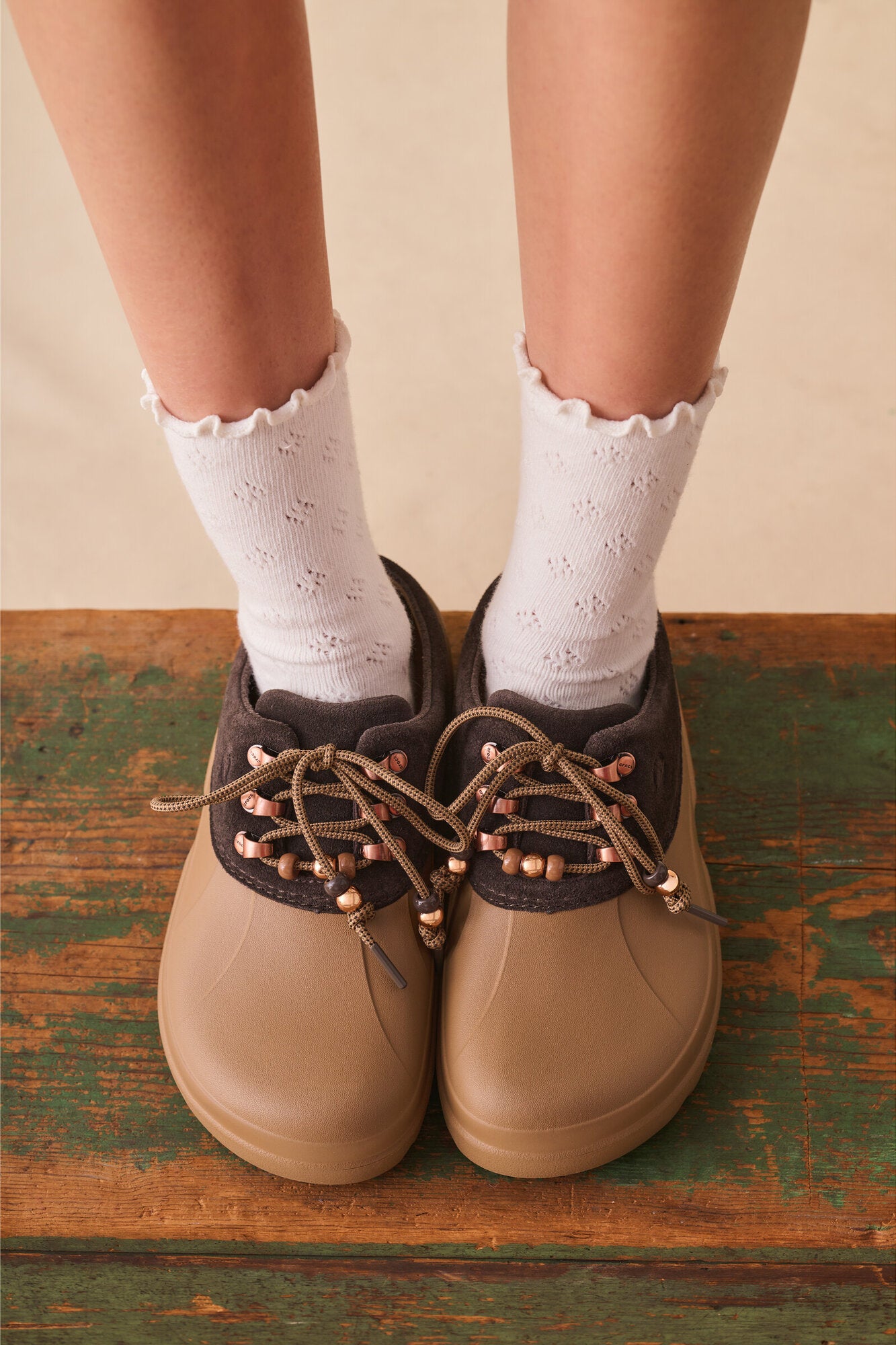 Axle Suede clogs - Sepia/Dark Cocoa