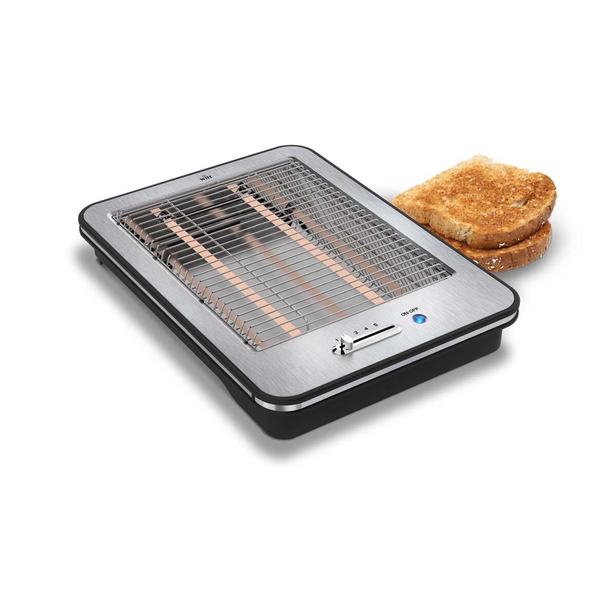 Classic Flat brødrister - Brushed Steel