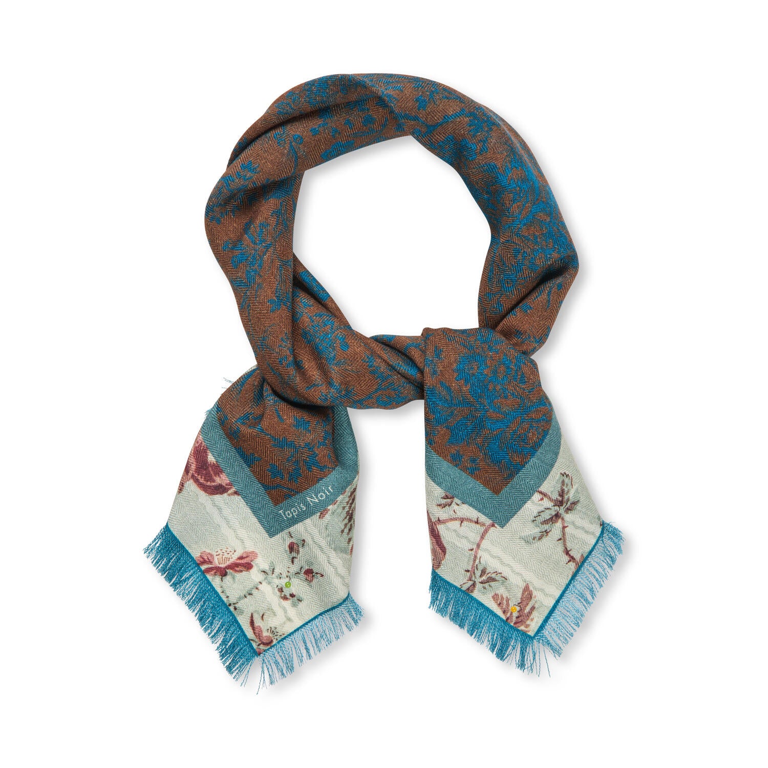 Wool Small Gigi tørklæde – Brun