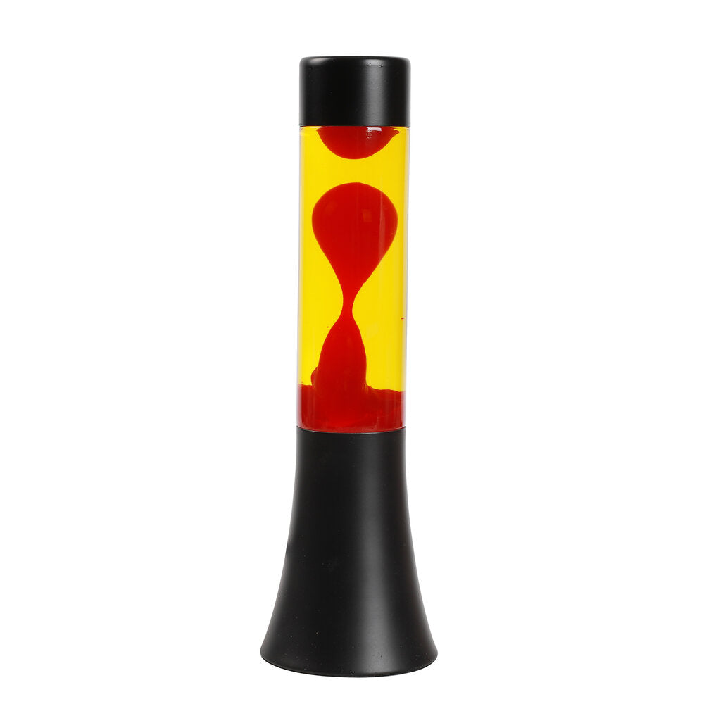 Lavalampe, gul/rød - H30 cm
