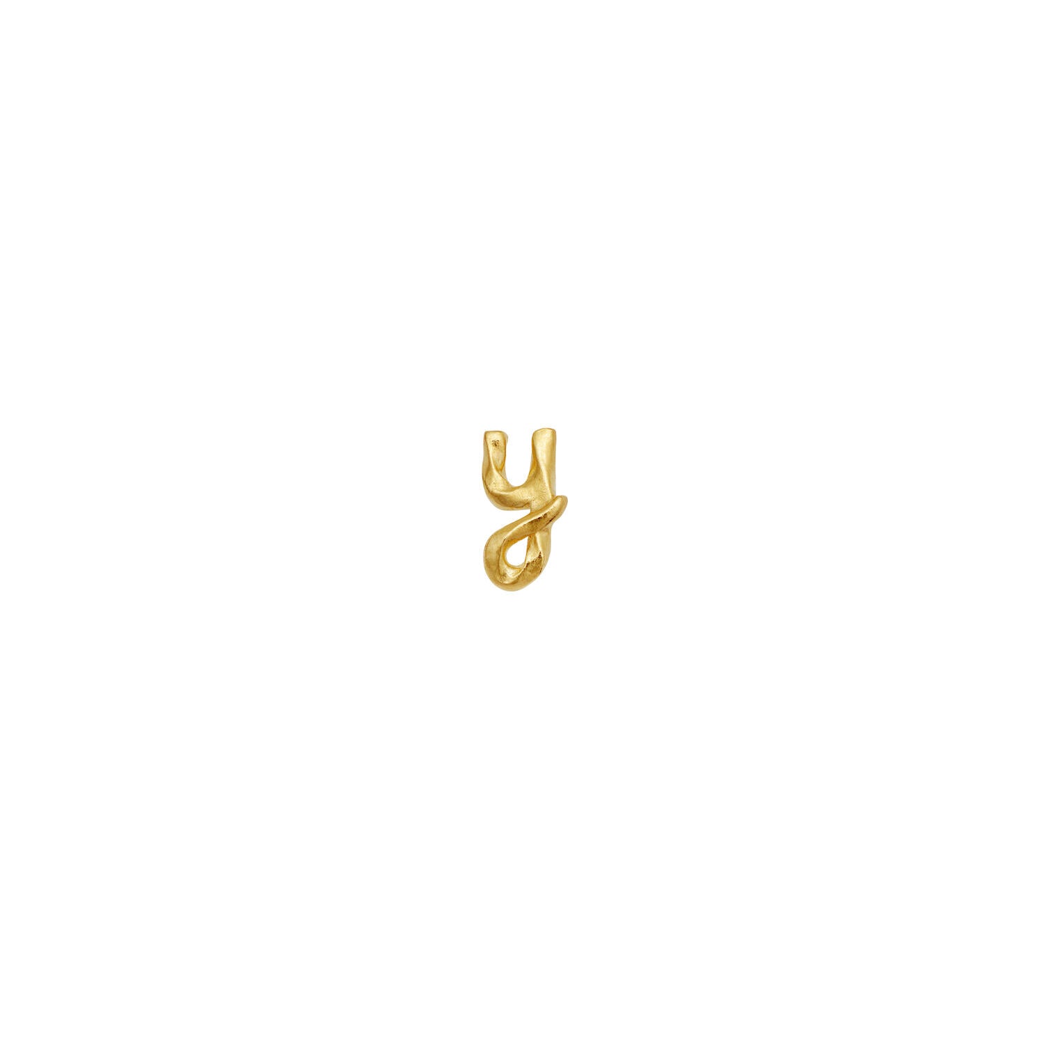 Alfabet ørestik - forgyldt