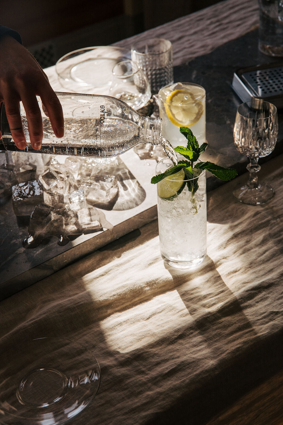 2-pak vandflaske til Carbonator 3 - 1 L